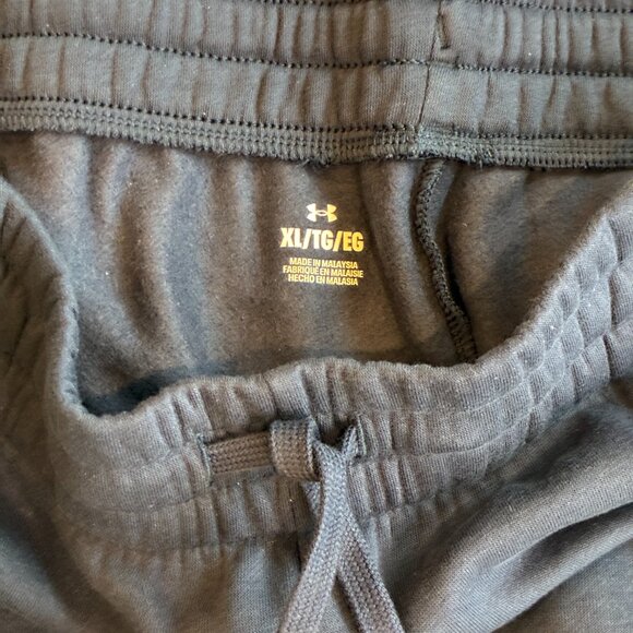 Under Armour Fleece Navy Blue Women's Sweatpants LIKE NEW Size X-Large - Picture 3 of 9